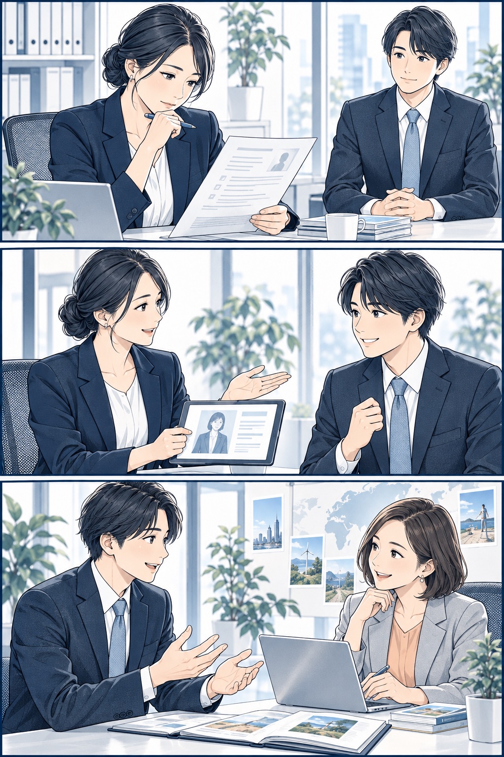 NEXTCHANCEの支援後を描いた漫画